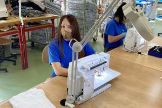 Production des masques au CPL