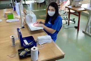 Production des masques au CPL