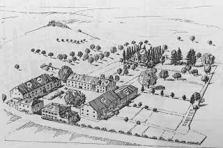 Plan der Strafkolonie im Jahr im 1940